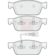 Apec Front Brake Pad Set PD3707