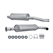 Hella End Silencer Rear fits Citroën Relay I 1994-2002 1.9 2.0 2.5