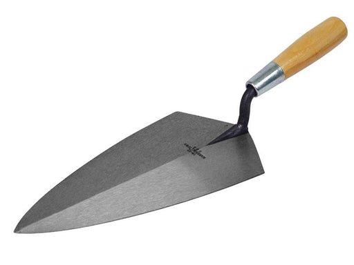 Marshalltown 19 Philadelphia Pattern Brick Trowel Wooden Handle 10in Marshalltown - Dynamic Drive