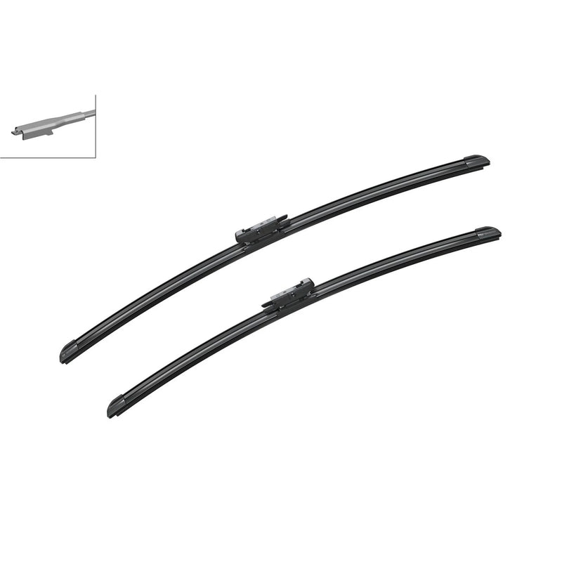 Bosch 2 x Front Aerotwin Wiper Blades fits Smart Fortwo 2007-2013