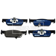 Borg & Beck Front Brake Discs & Pads fits Smart Fortwo 2017 on 453.391 453.491