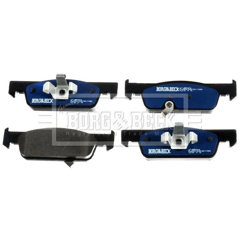 Borg & Beck Front Brake Discs & Pads fits Smart Fortwo 2017 on 453.391 453.491