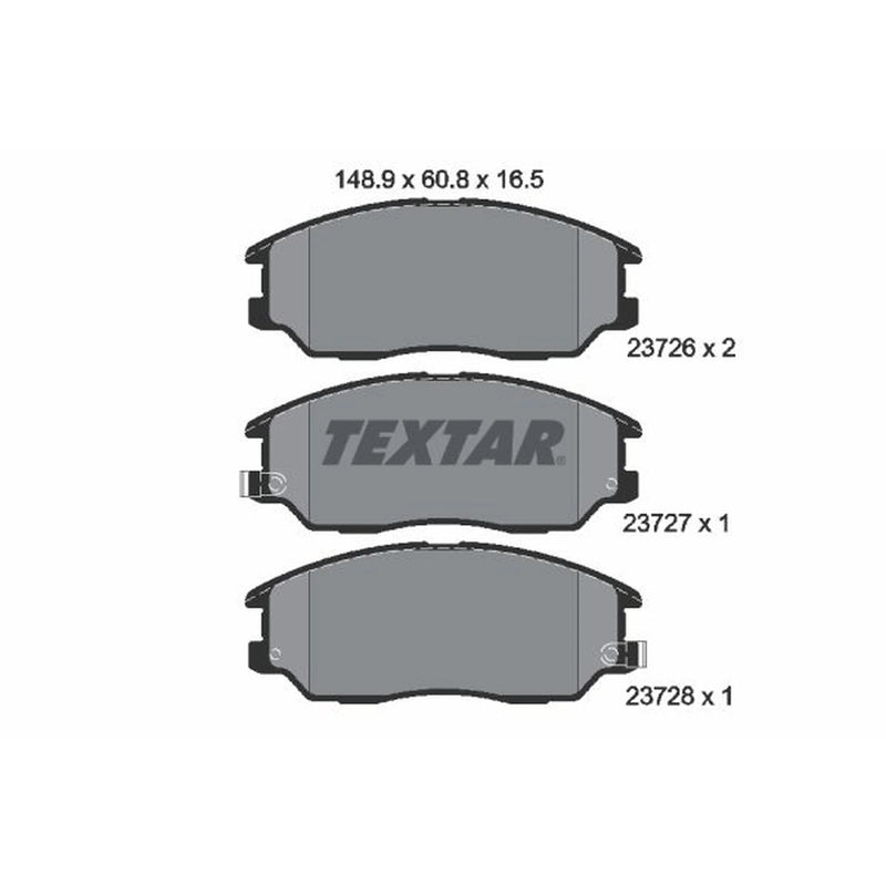 Textar Front Brake Pad Set 2372601