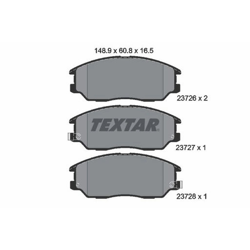 Textar Front Brake Pad Set 2372601