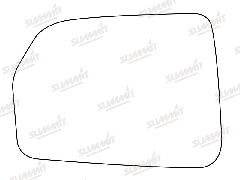 Summit Stick-On Standard Mirror Glass fits Kia Sportage 04 on LHS Summit - Bars 4 Cars