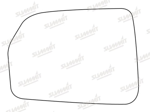 Summit Stick-On Standard Mirror Glass fits Kia Sportage 04 on LHS Summit - Bars 4 Cars