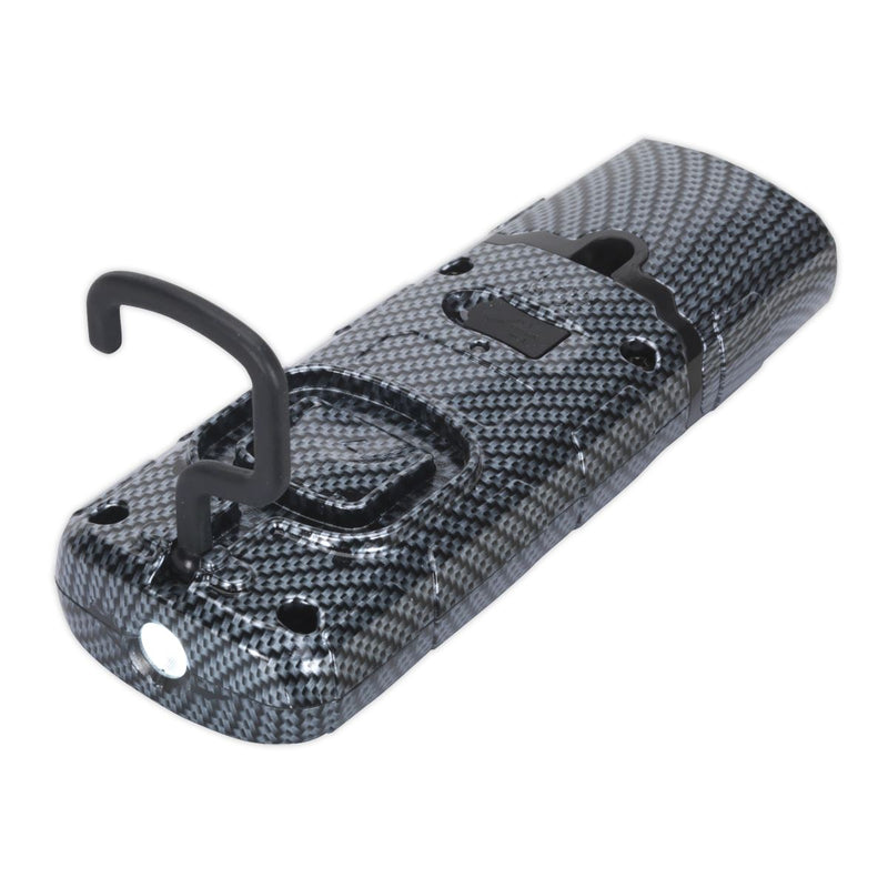Sealey Rechargeable 360 Inspection Light 3W COB & 1W SMD LED Carbon Fibre Effect Sealey - Dynamic Drive
