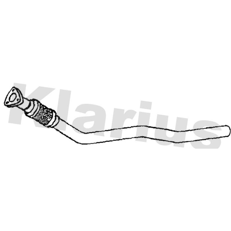 Klarius Exhaust Pipe OD fits Seat Exeo 2008-2013 2.0