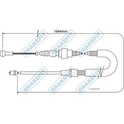Apec Handbrake Cable Right Rear BBC3398