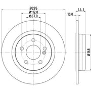 Mintex Front & Rear Brake Discs & Pads fits Mercedes-Benz B-Class Sports Tourer
