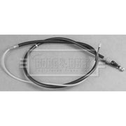 Borg & Beck Handbrake Cable Right Rear BKB3809