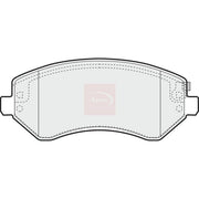Apec Front Brake Pad Set fits Chrysler Voyager 2000-2008 2.4 2.5