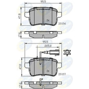 Comline Rear Brake Pad Set CBP12103