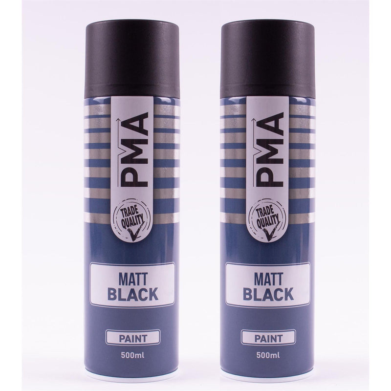 2 x 500ml PMA Stone Guard BLACK stone chip protection spray paint PMA - NN4 Online 