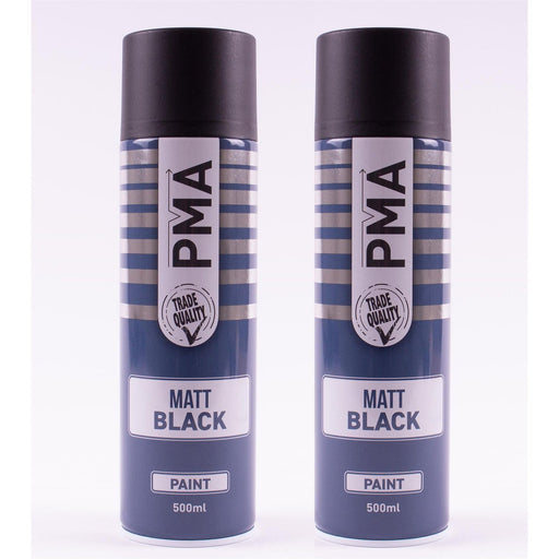 2 x 500ml PMA Stone Guard BLACK stone chip protection spray paint PMA - NN4 Online 