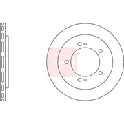Apec Front Brake Vented Discs & Pads fits Suzuki Grand Vitara I 1998-2005 1.6