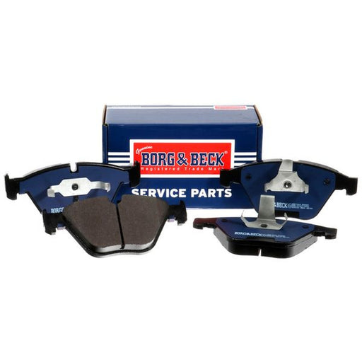 Borg & Beck Front Vented & Rear Vented Brake Discs & Pads fits BMW 5 2005-2010