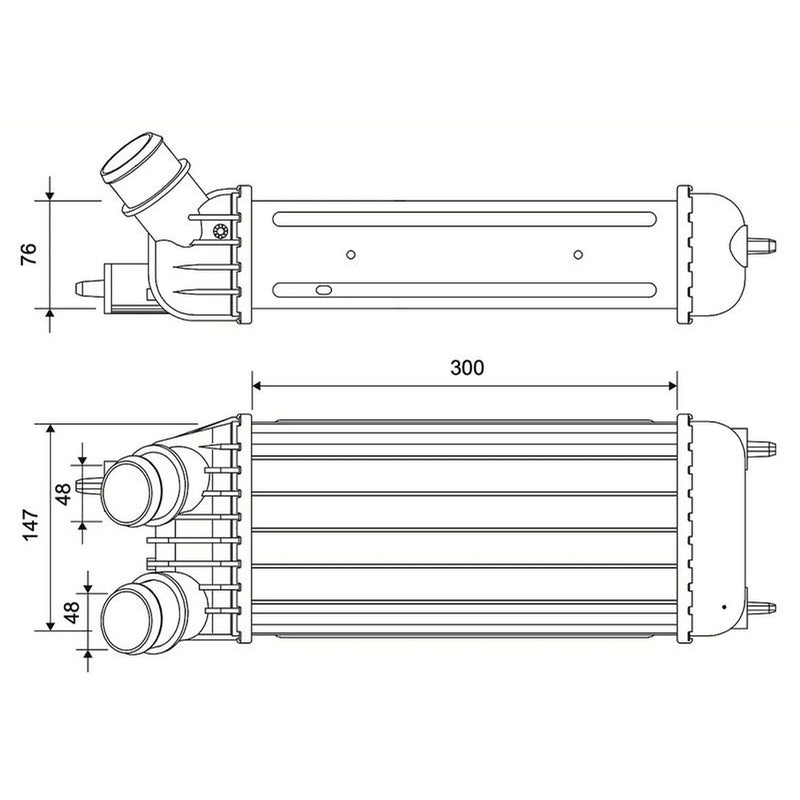 Valeo Intercooler (Charge Air Cooler) 822961