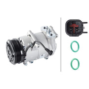 Hella Air Conditioning Compressor fits Ford C-Max 2007-2010 1.8 2.0