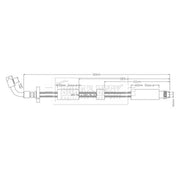 Borg & Beck Brake Hydraulic Hose Line Rear Left BBH8910