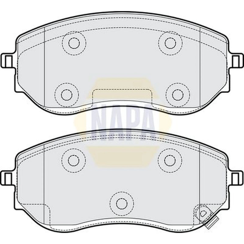 NAPA Front Brake Pad Set fits Mercedes-Benz X-Class 2017-2020