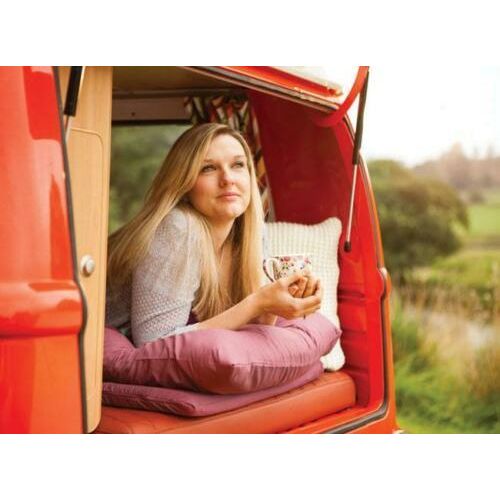 Luxury Grey Stripe Compact Duvalay 4.5 Tog Sleeping Bag Duvet & Topper GREY Duvalay - Dynamic Drive