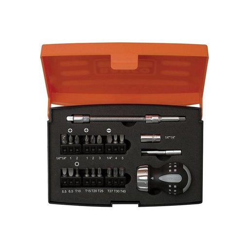 Bahco 808050S-22 Stubby Ratchet Screwdriver Set, 22 Piece Bahco - NN4 Online