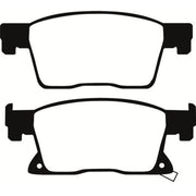 Abtex Front Brake Pad Set PLU2307