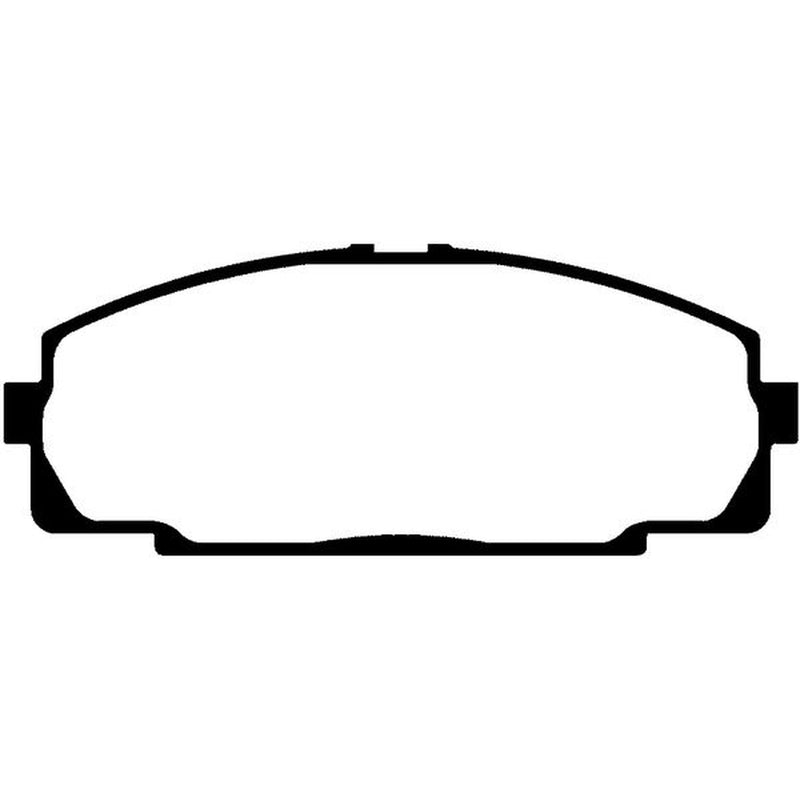 Abtex Front Brake Pad Set fits Toyota Dyna Platform 2001 on 2.5