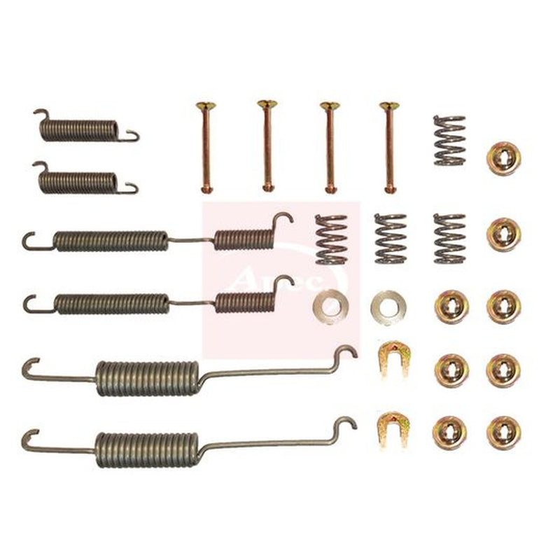 Apec Brake Shoe Accessory Kit Rear fits Hyundai Porter 1994-2004 2.5