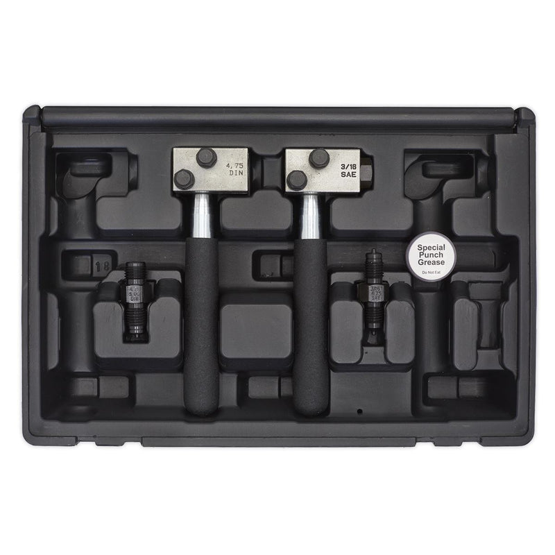 Sealey On-Vehicle Micro Brake Pipe Flaring Tool Set PFT11 Sealey - Dynamic Drive