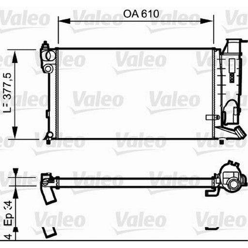 Valeo Engine Radiator 731176