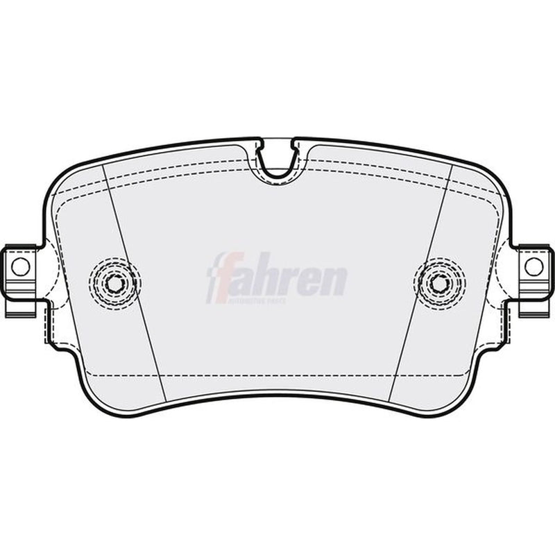 Fahren Rear Brake Pad Set FBP3775
