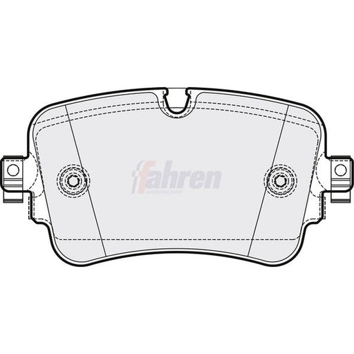 Fahren Rear Brake Pad Set FBP3775