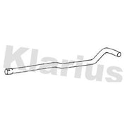 Klarius Exhaust Pipe OD fits Opel Astra H 2007-2009 1.7