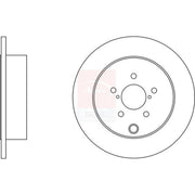 Apec Rear Brake Solid Discs & Pads fits Subaru Forester 2013 on 2.0