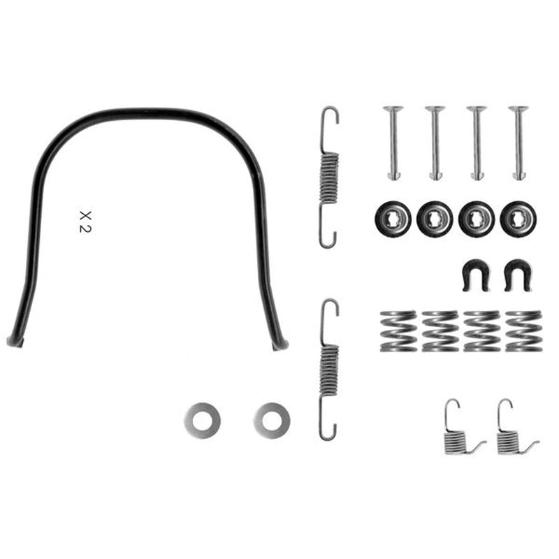 Bosch Brake Shoe Accessory Kit Rear fits Nissan Micra I 1982-1989 1.0