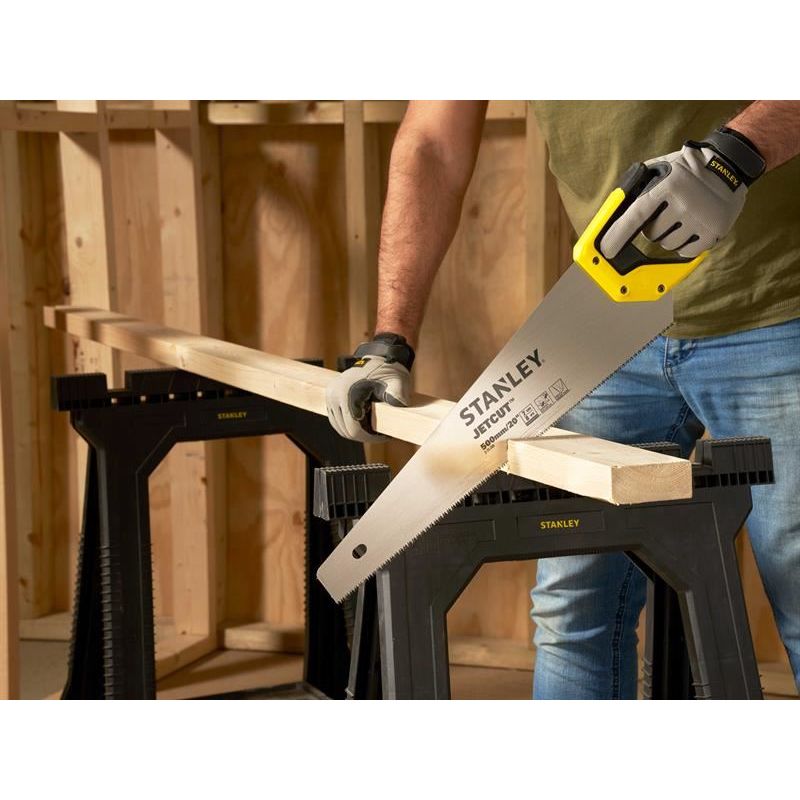 Stanley® Hand Tools Jet Cut Rough Handsaw 500mm (20in) 8 TPI STANLEY® Hand Tools - Dynamic Drive