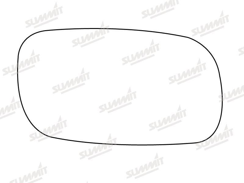 Summit Stick-On Standard Mirror Glass fits Vauxhall Astra RHS Summit - Bars 4 Cars
