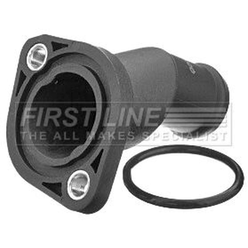 First Line Coolant Flange Housing Connector fits Audi 80 B3 1990-1991 2.0