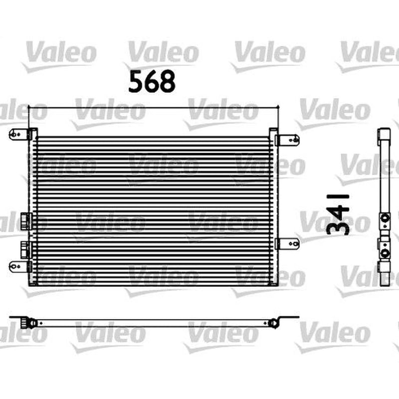 Valeo Air Conditioning Condenser 817527