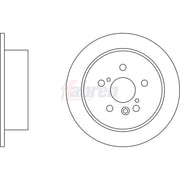 Fahren 2 x Solid Brake Discs fits Lexus Rx 2003-2015