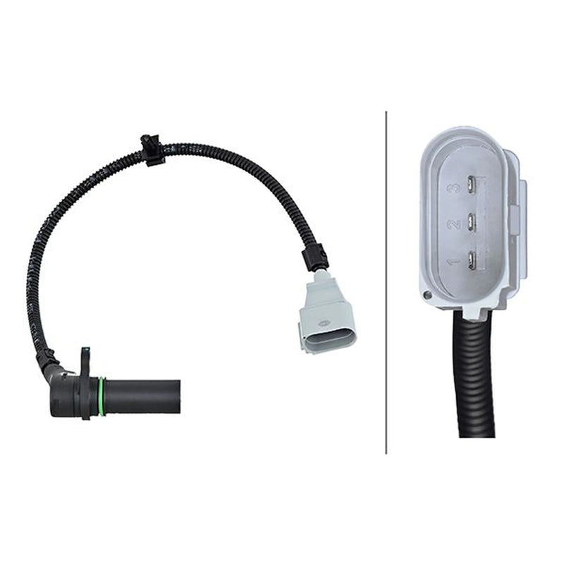 Hella Crankshaft Position Sensor fits VW Multivan 2003-2009 2.5