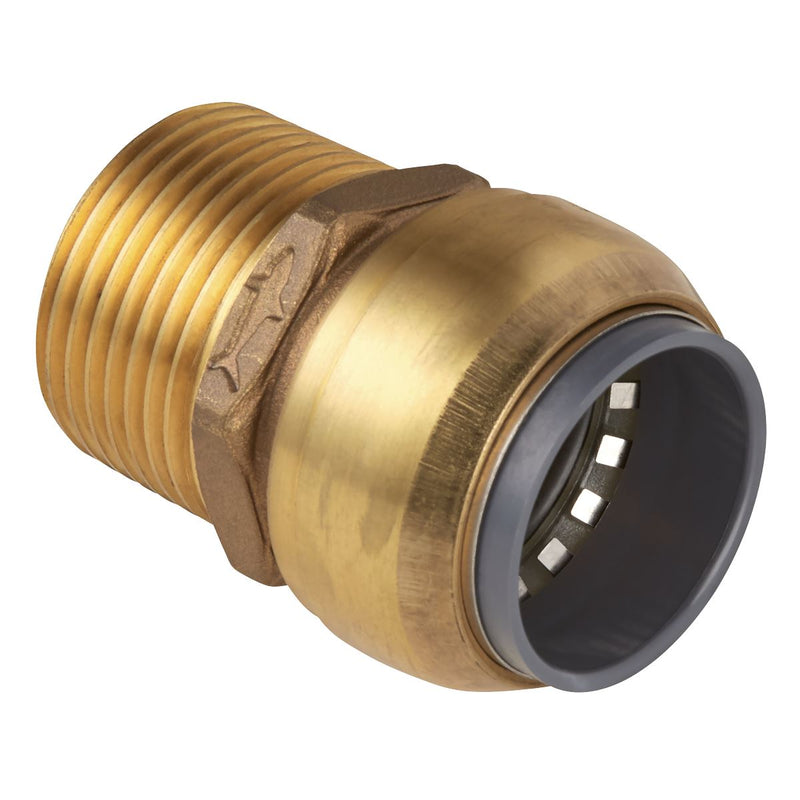 Sealey SharkBiteï Straight Adaptor28mm x 1"BSPT Brass SBA28BSA Sealey - Dynamic Drive