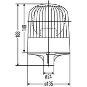 Hella Rotating Beacon Wide High