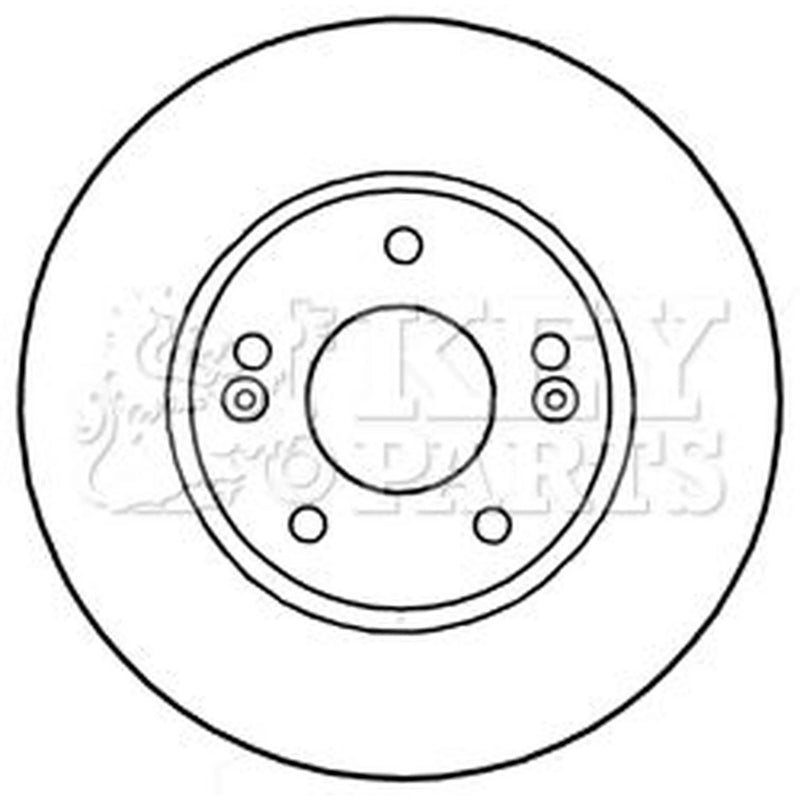 Key Parts Front & Rear Brake Discs & Pads fits Hyundai I30 2011-2017 1.4 1.6