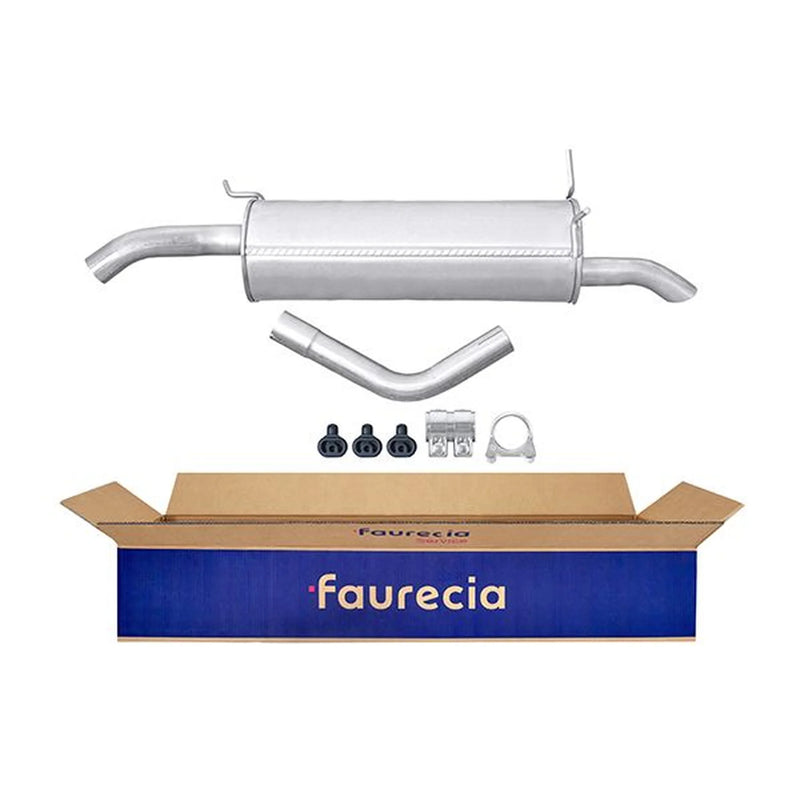 Hella End Silencer Rear fits Renault Megane I 1996-2003 1.4 1.6 1.9 2.0
