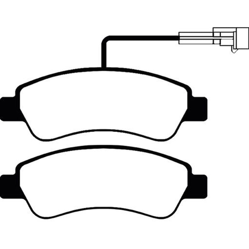 Abtex Rear Brake Pad Set fits Citroën Relay III 2006-2023 2.0 2.2 3.0