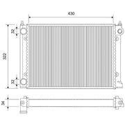 Valeo Engine Radiator 716990