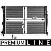 Mahle Engine Radiator fits Alfa Romeo GT 2003-2010 1.8 2.0